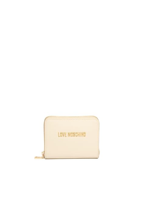 portafoglio logo avorio LOVE MOSCHINO | JC5702PP1MLD0-110